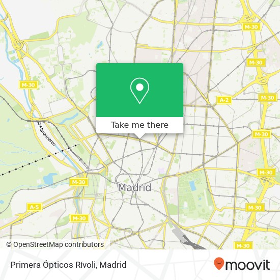 Primera Ópticos Rívoli map