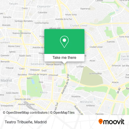 Teatro Tribueñe map