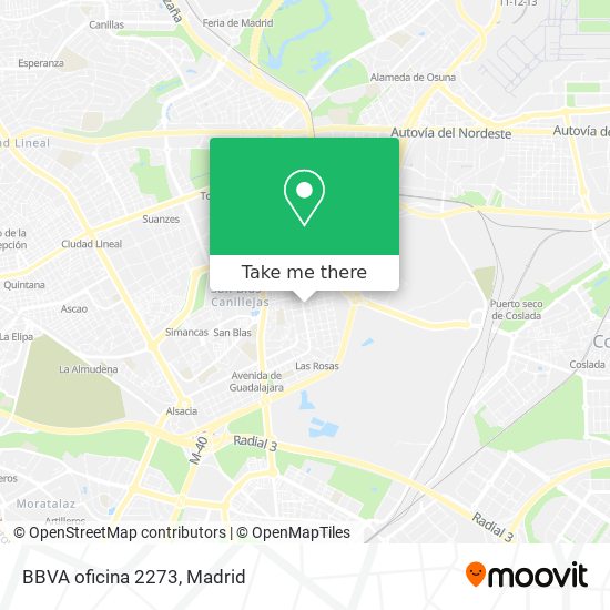 BBVA oficina 2273 map