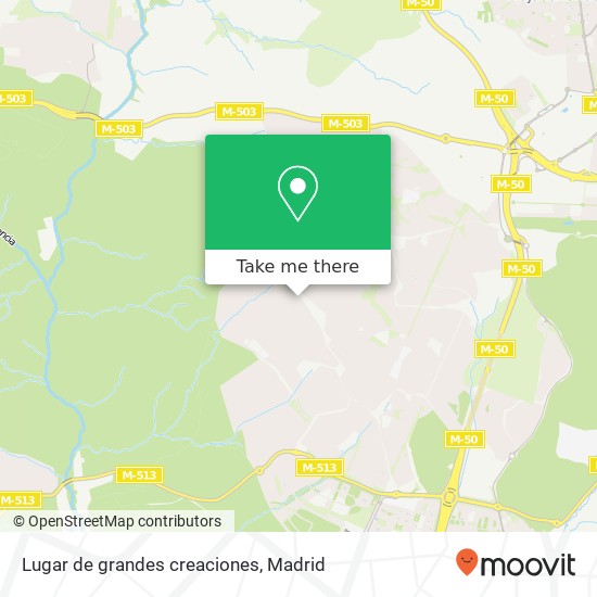 Lugar de grandes creaciones map