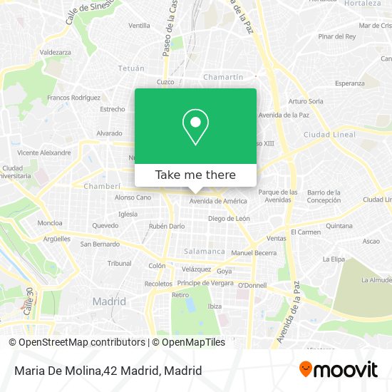 Maria De Molina,42 Madrid map