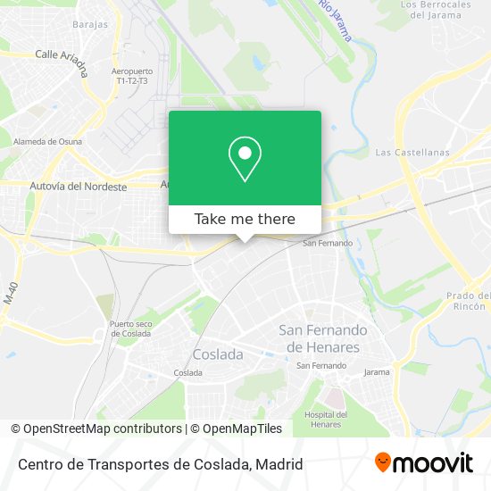 Centro de Transportes de Coslada map