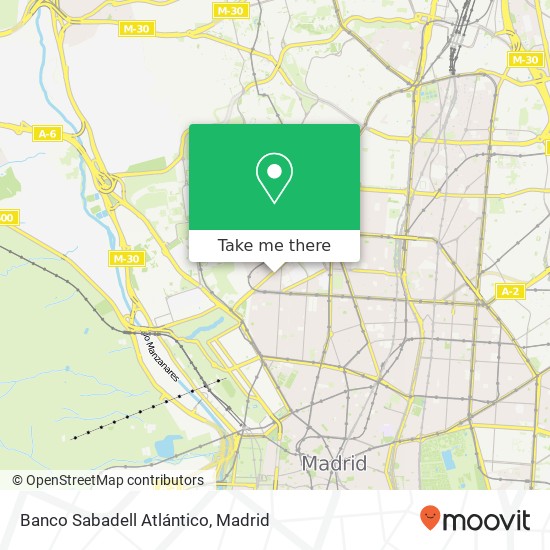 Banco Sabadell Atlántico map