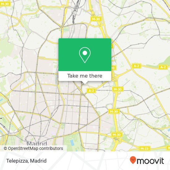 Telepizza map