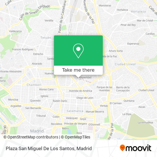 Plaza San Miguel De Los Santos map