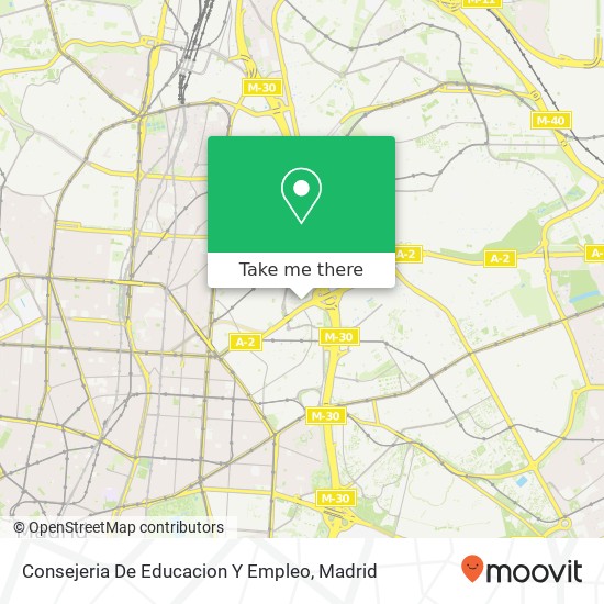 mapa Consejeria De Educacion Y Empleo