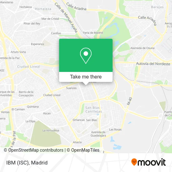 IBM (ISC) map
