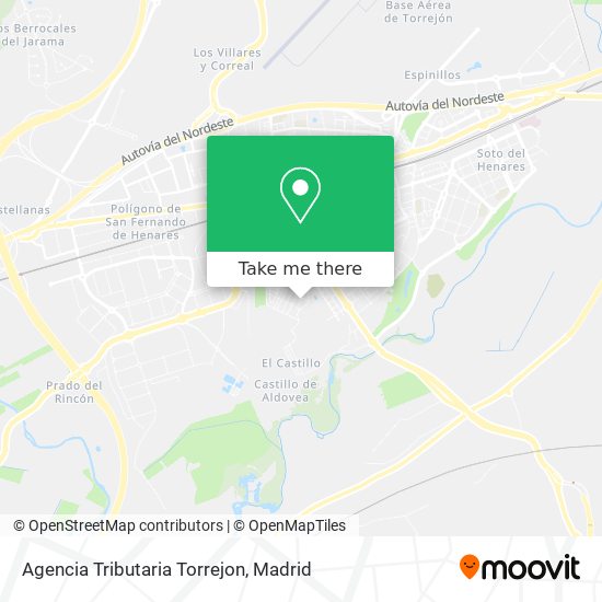 mapa Agencia Tributaria Torrejon