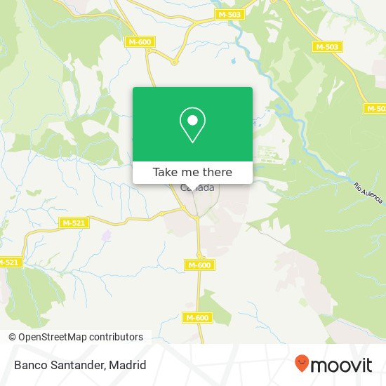 Banco Santander map