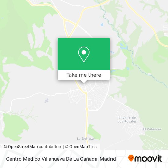 Centro Medico Villanueva De La Cañada map