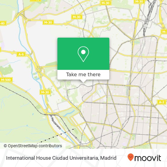 International House Ciudad Universitaria map