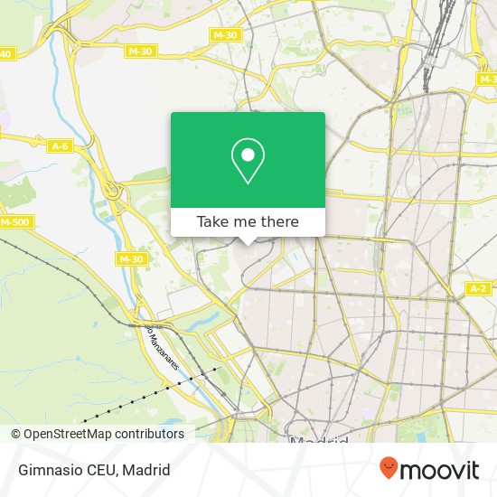 Gimnasio CEU map