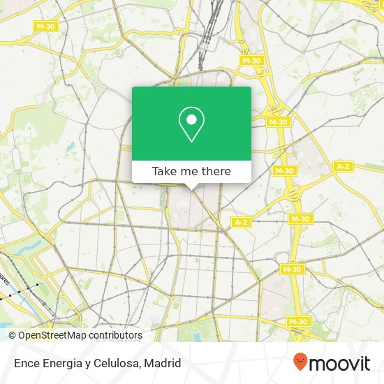 Ence Energia y Celulosa map