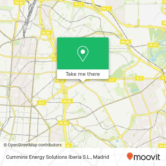 Cummins Energy Solutions Iberia S.L. map