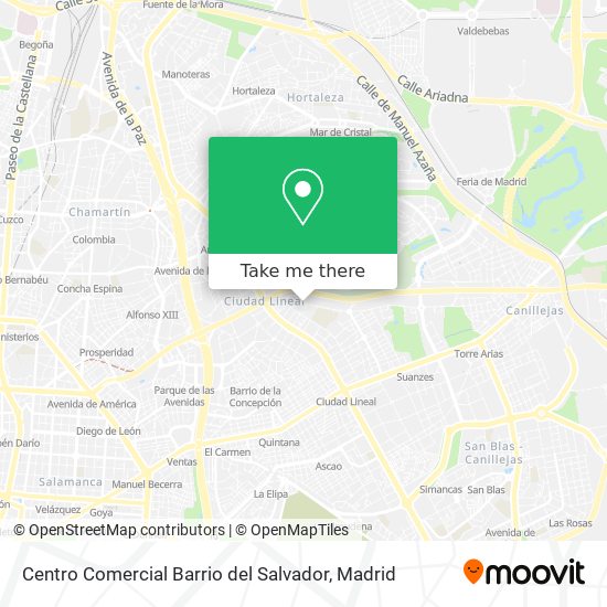 mapa Centro Comercial Barrio del Salvador