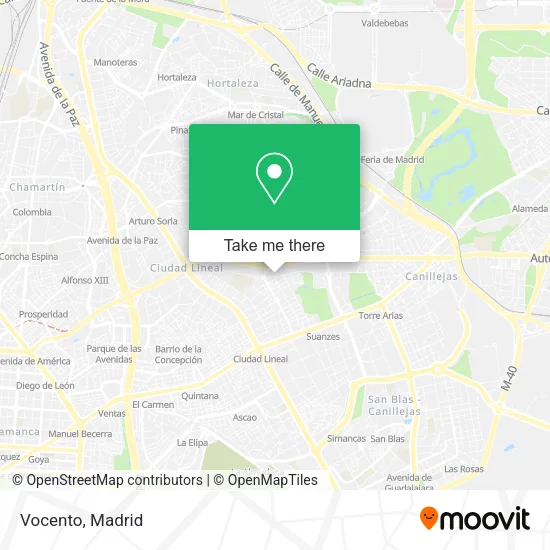 Vocento map
