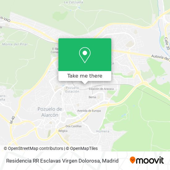 Residencia RR Esclavas Virgen Dolorosa map