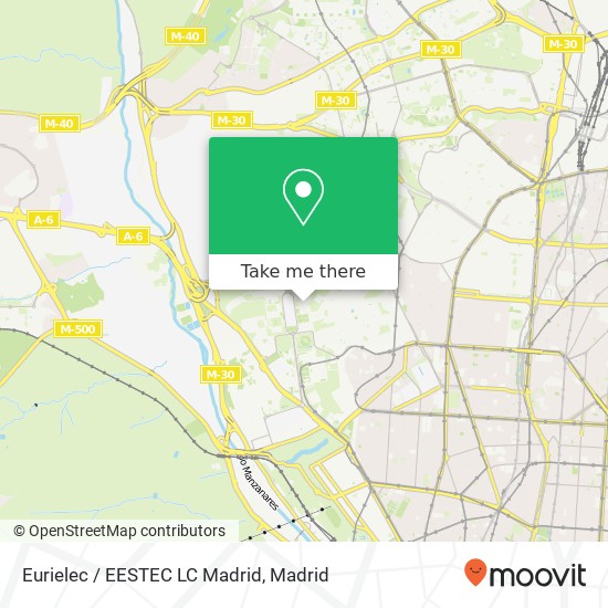 Eurielec / EESTEC LC Madrid map