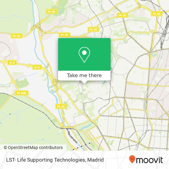 LST- Life Supporting Technologies map