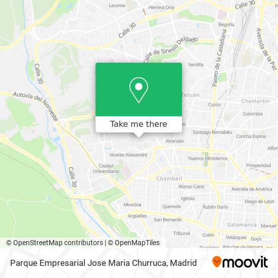 mapa Parque Empresarial Jose Maria Churruca