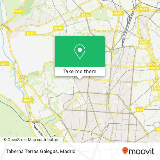 Taberna Terras Galegas map