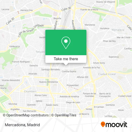 Mercadona map