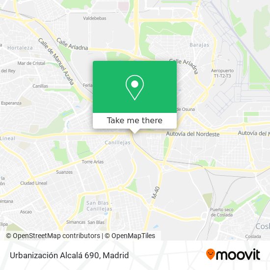 Urbanización Alcalá 690 map