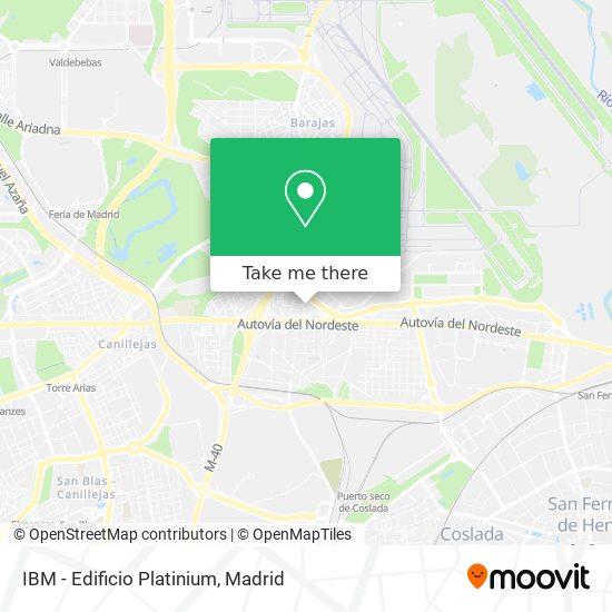 IBM - Edificio Platinium map