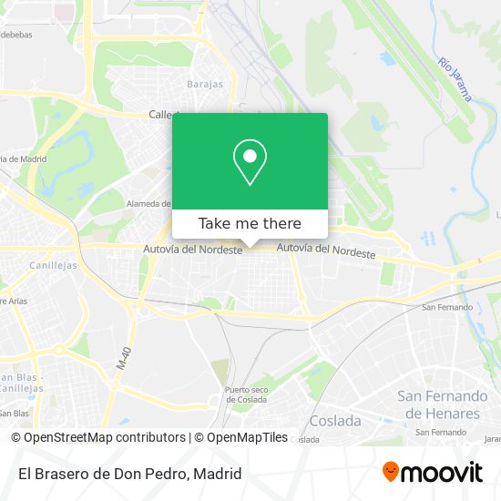 mapa El Brasero de Don Pedro