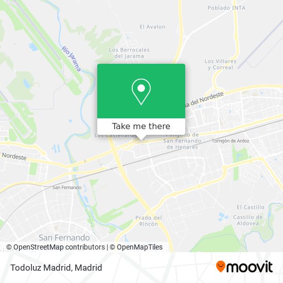 Todoluz Madrid map