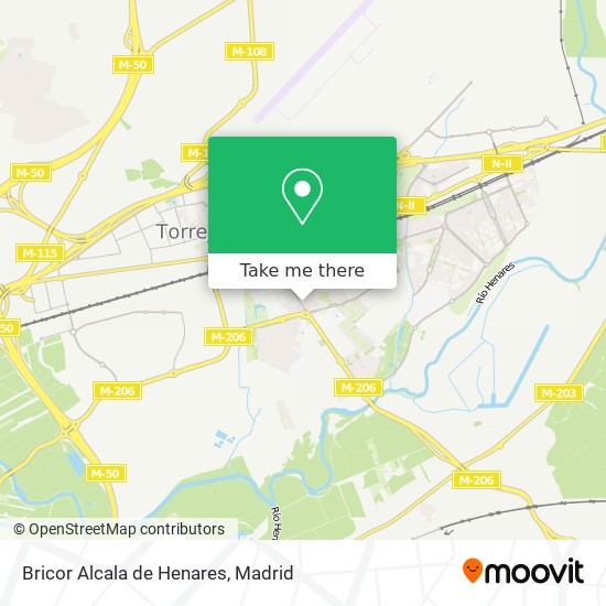 mapa Bricor Alcala de Henares