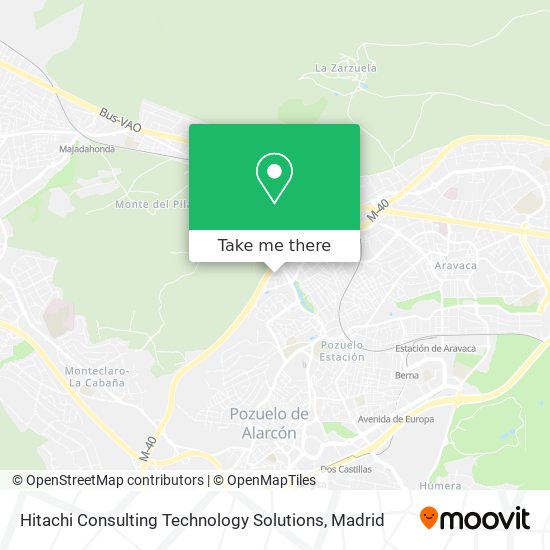 Hitachi Consulting Technology Solutions map