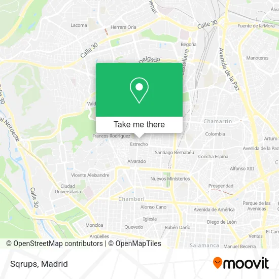 Sqrups map