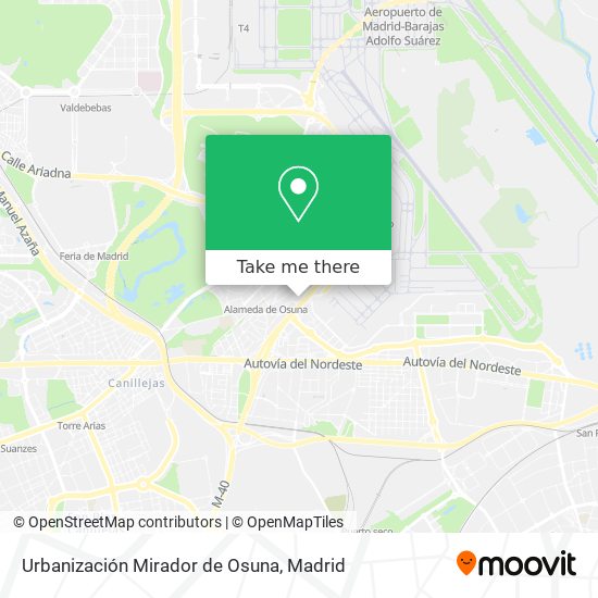 Urbanización Mirador de Osuna map