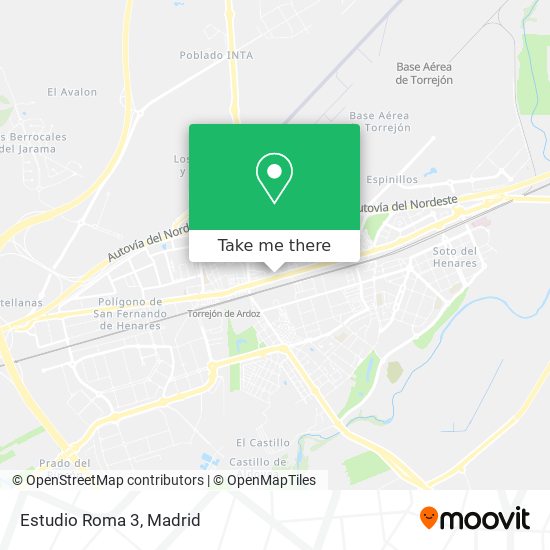 Estudio Roma 3 map