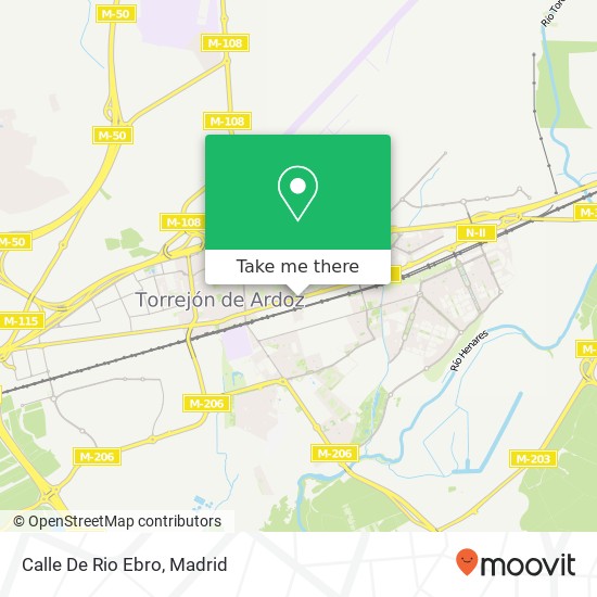 Calle De Rio Ebro map