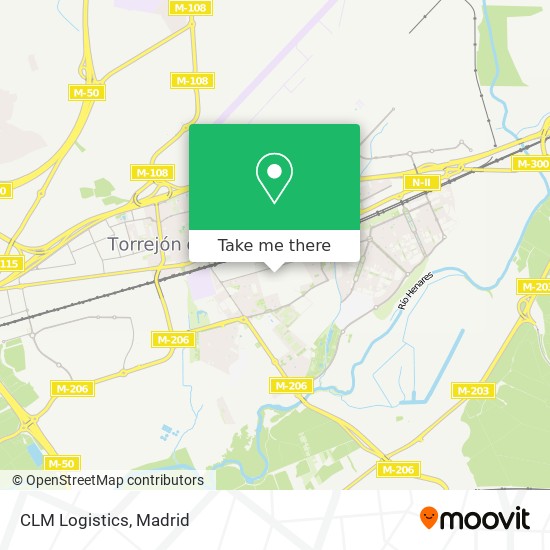 CLM Logistics map