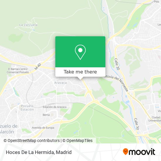 Hoces De La Hermida map
