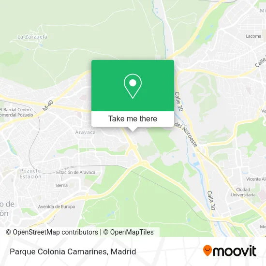 Parque Colonia Camarines map