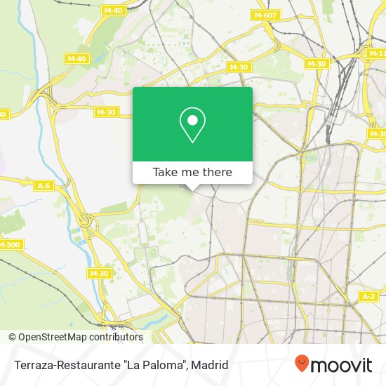 Terraza-Restaurante "La Paloma" map