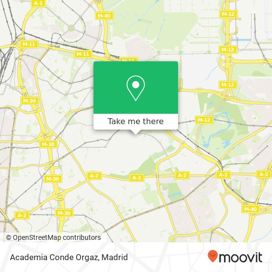 mapa Academia Conde Orgaz