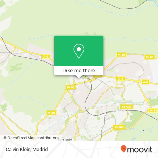 mapa Calvin Klein