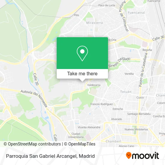 Parroquia San Gabriel Arcangel map