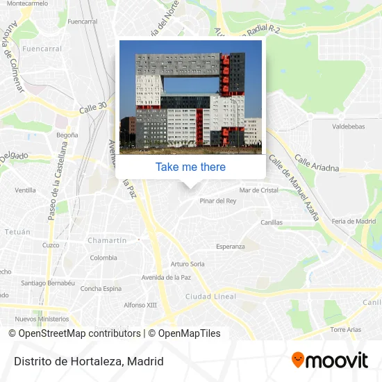 Distrito de Hortaleza map