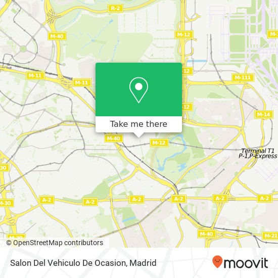 Salon Del Vehiculo De Ocasion map