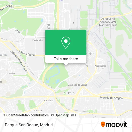 Parque San Roque map