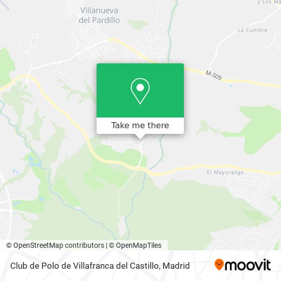 Club de Polo de Villafranca del Castillo map