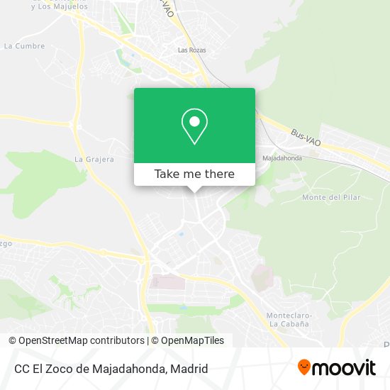 CC El Zoco de Majadahonda map