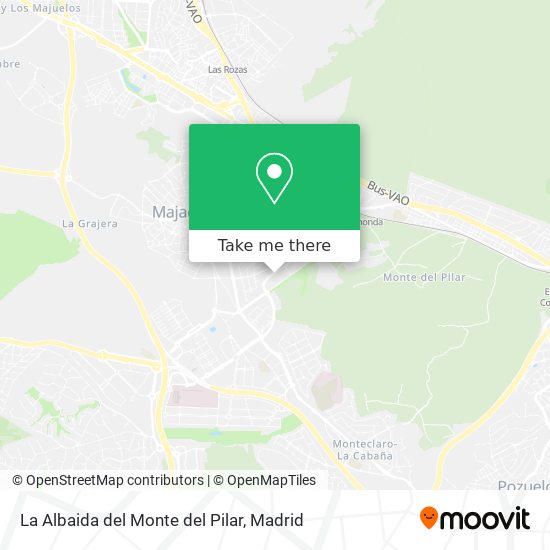 La Albaida del Monte del Pilar map