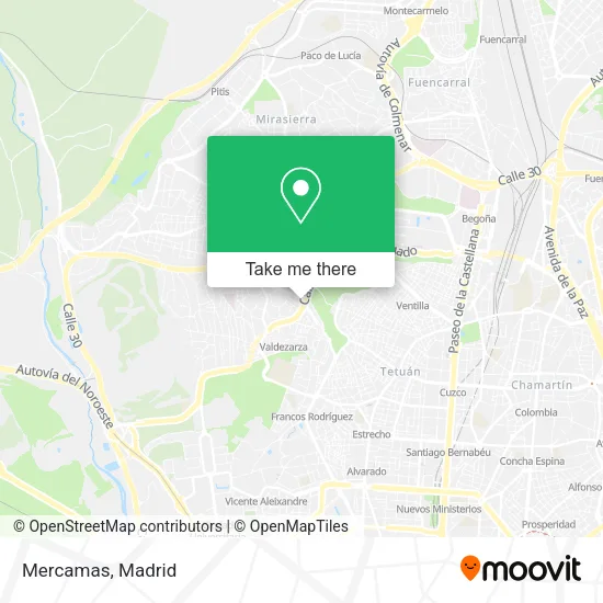 Mercamas map